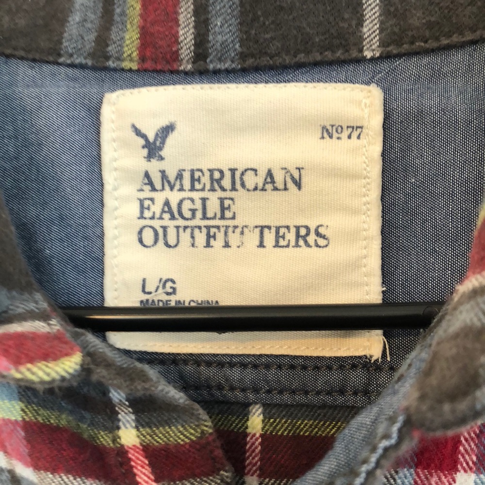 American eagle flannel button down - Picture 2 of 8